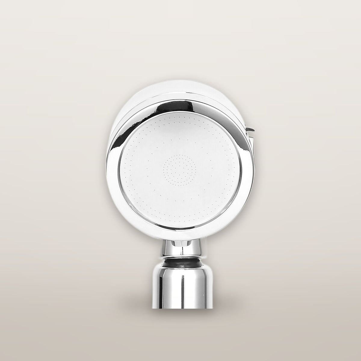 Sahos filtered shower head, front view